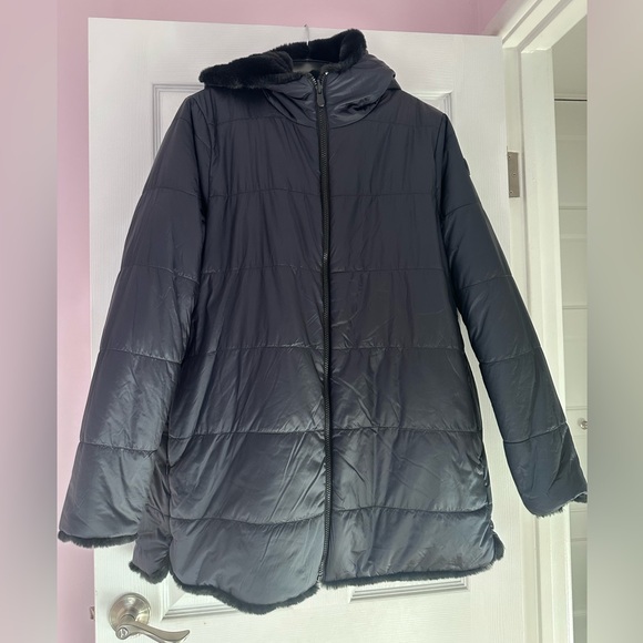 Save The Duck Bridget Reversible Faux Fur Jacket New - Picture 6 of 16